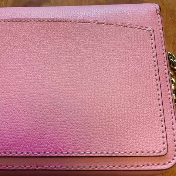 Kate Spade Candy Pink Crossbody Leather Purse With Chain Handle - Picture 4 of 12
